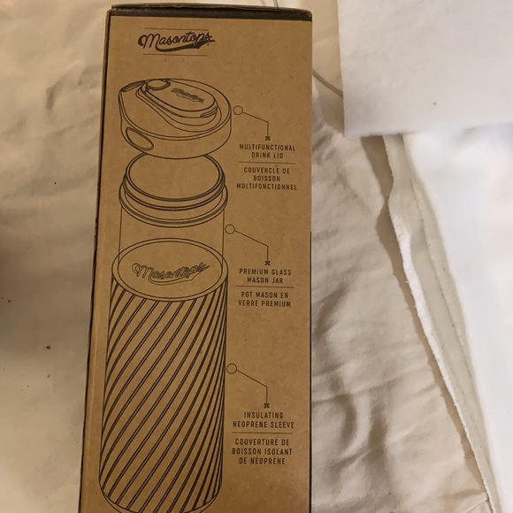Masontops Bottle w/lid and sleeve Hydration Kit - Picture 10 of 10